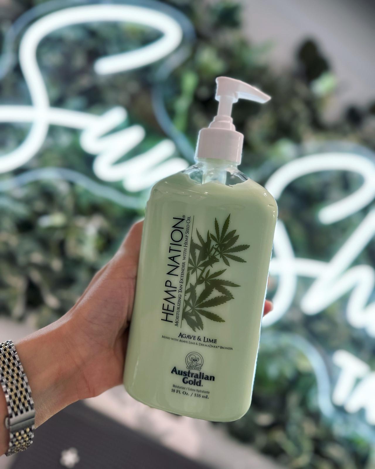 Hemp Nation Agave and Lime Tan Extender