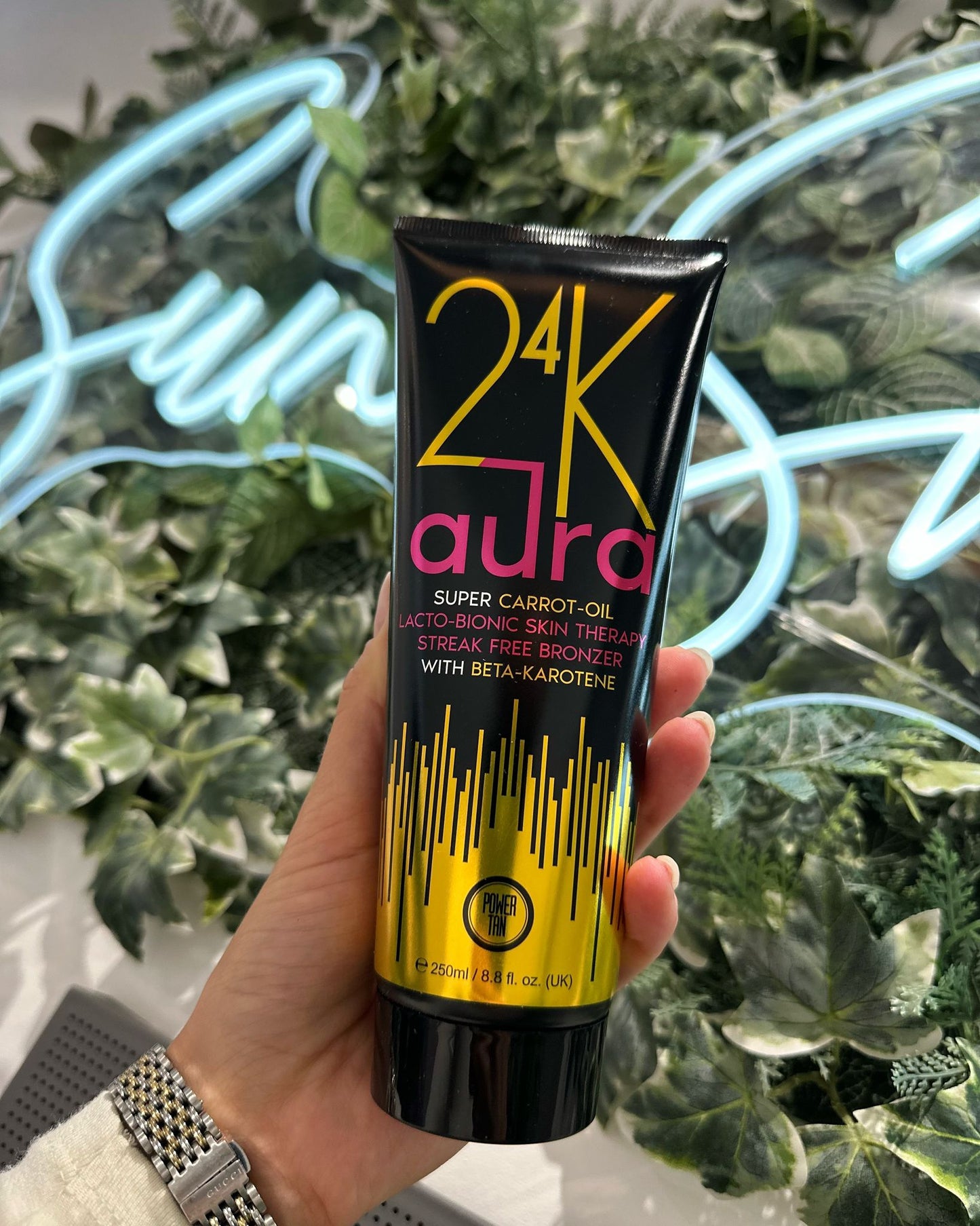 Power Tan 24K Aura Super Carrot Oil