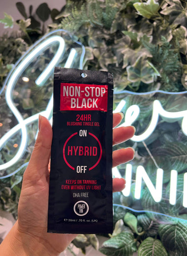 Non-Stop Black (DHA Free) Hybrid Tingle Gelee - 20ml Sachet